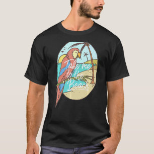 Camiseta Parrot Retro Mascota Parrot Mom Tropical Palm Beac