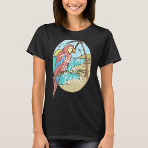 Camiseta Parrot Retro Mascota Parrot Mom Tropical Palm Beac