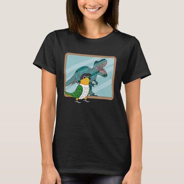 Camiseta Parrot & Rex Reflection I Black headed Caique (Anverso)
