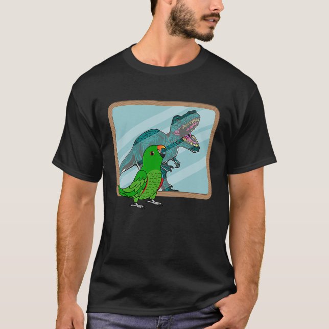 Camiseta Parrot & Rex Reflection I Male Eclectus (Anverso)