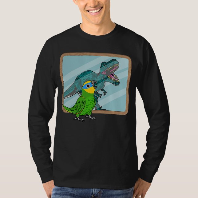 Camiseta Parrot & Rex Reflection I Orange winged Amazon (Anverso)