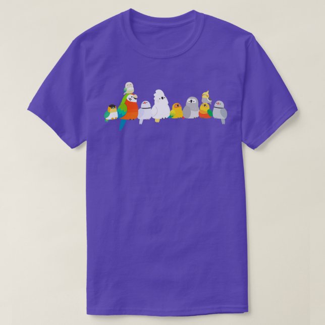 Camiseta Parrot Row (Diseño del anverso)