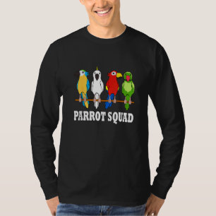 Camiseta Parrot Squad Cute Team Parrot Bird Parrot