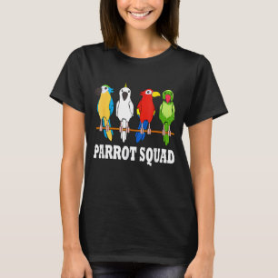 Camiseta Parrot Squad Cute Team Parrot Bird Parrot