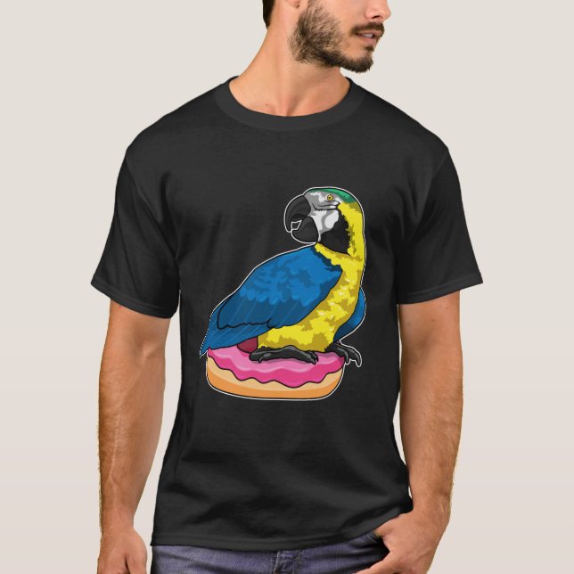 Camiseta Parrot with Donut (Anverso)