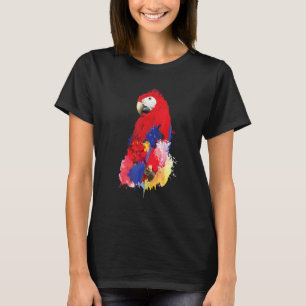 Camiseta Parrot Zoo Exótico De Aves Animal Budgerigar Budge