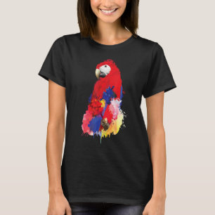 Camiseta Parrot Zoo Exótico De Aves Animal Budgerigar Budge