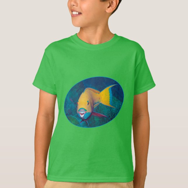 Camiseta Parrotfish Underwaterphoto - Photographic design | (Anverso)