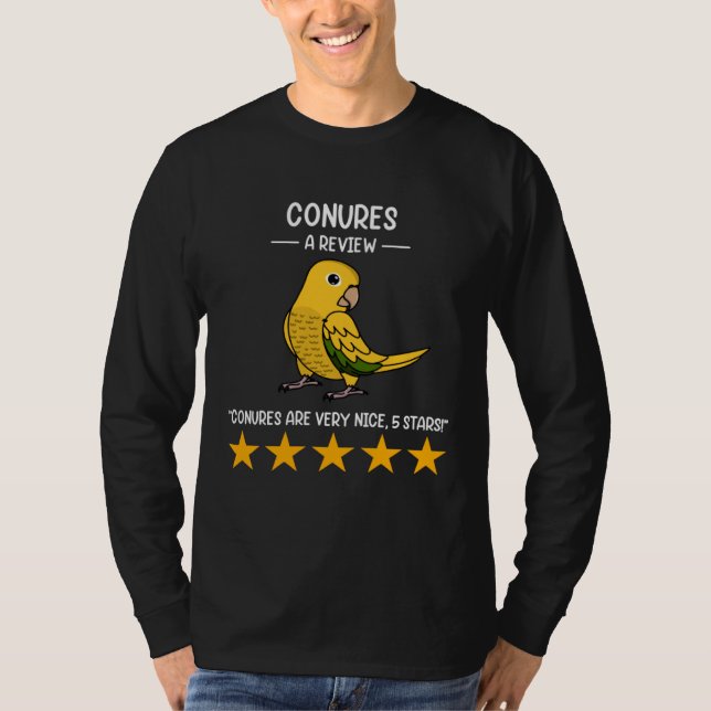 Camiseta Parrots  A Review Golden Conure (Anverso)