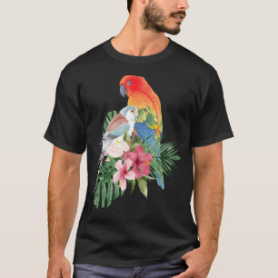 Camiseta Parrots Aves Exóticas Ara Cockatoo Zoológico Anima