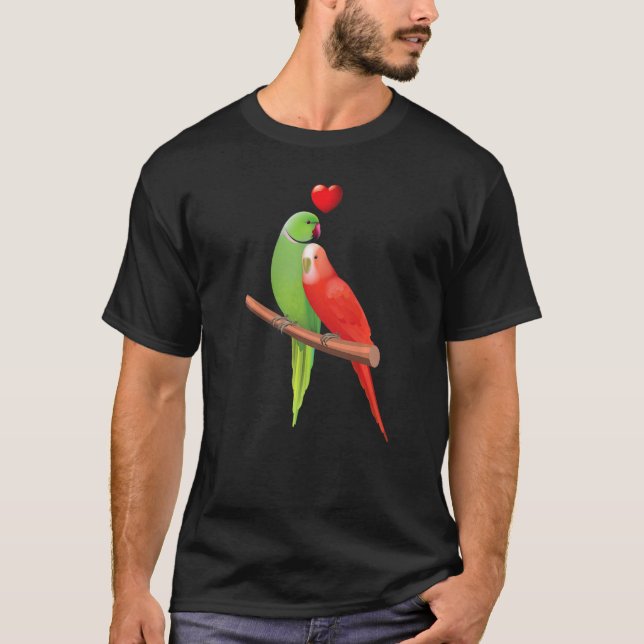 Camiseta Parrots Lovebirds Ave Exótico Ara Macaw Cockatoo Z (Anverso)