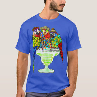 Camiseta Parrots mujeres bebiendo Margarita Hawaiian Vacati