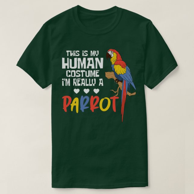 Camiseta Parrots Parrot Costume (Diseño del anverso)