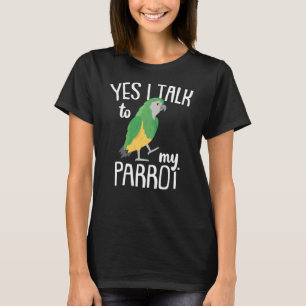 Camiseta Parrots Parrot Sí Hablo Con Mi Paraíso De Perros