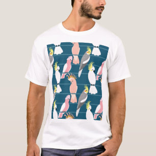 Camiseta Parrots personalizados: Patrón sin foco