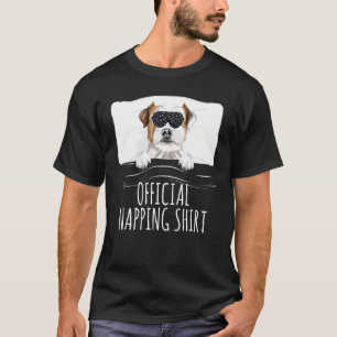 Camiseta Parson de máscara de sueño negro Russell Terrier O