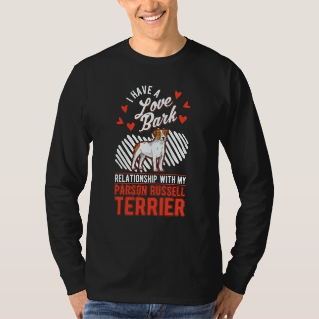 Camiseta Parson Russell Terrier Valentine's Day Parson Russ (Anverso)