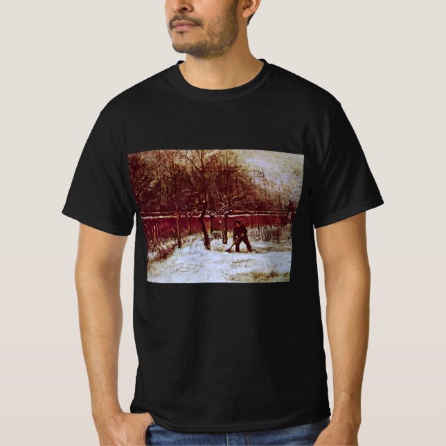Camiseta Parsonage Garden de Nuenen de Vincent van Gogh (Anverso)