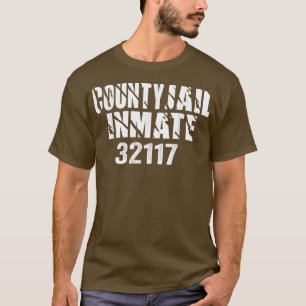 Camiseta Parte de disfraz de preso en prisión del condado d