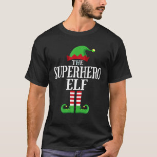 Camiseta Parte de Navidades de grupo familiar superhéroe El