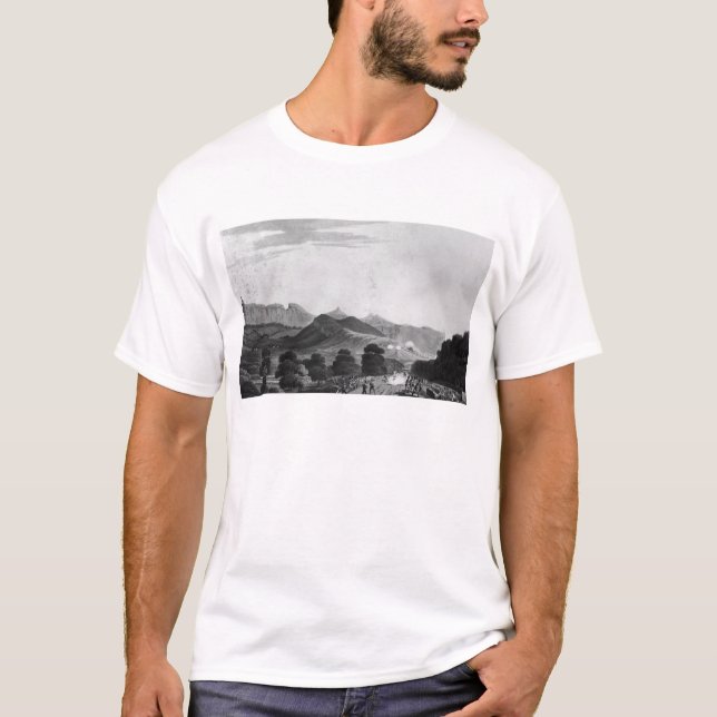 Camiseta Parte del ejército británico que forma antes de (Anverso)