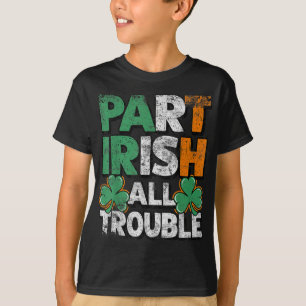Camiseta Parte Irlandés Todos los problemas San Patricio re