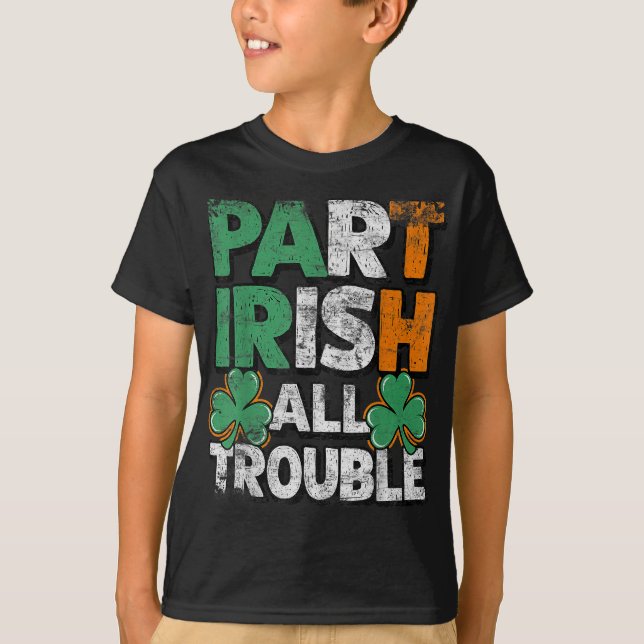 Camiseta Parte Irlandés Todos los problemas San Patricio re (Anverso)