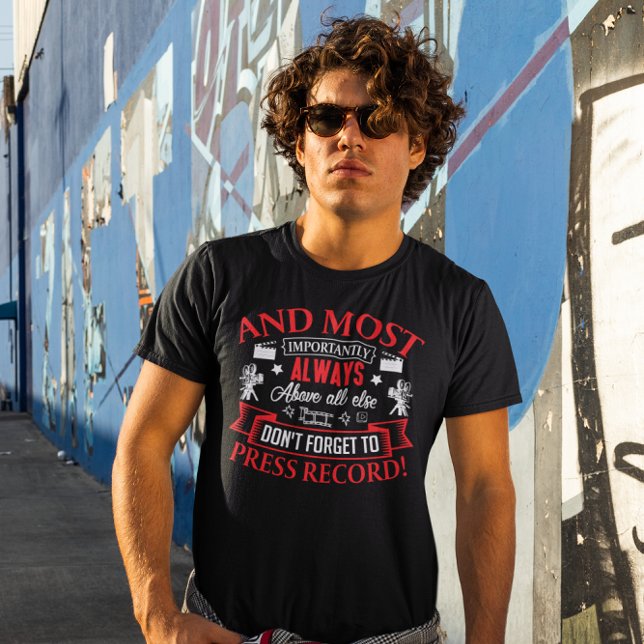 Camiseta Parte más importante de la filmación - Cam Op dive (Subido por el creador)