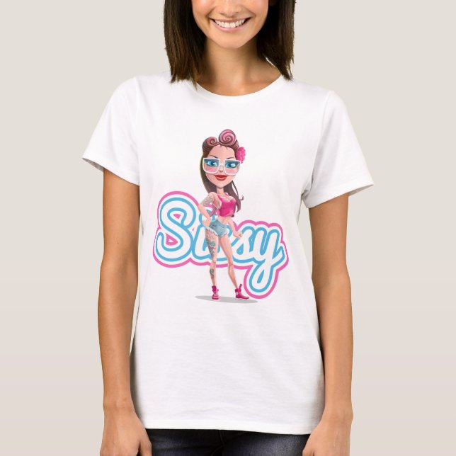 Camiseta Parte movible abajo (Anverso)