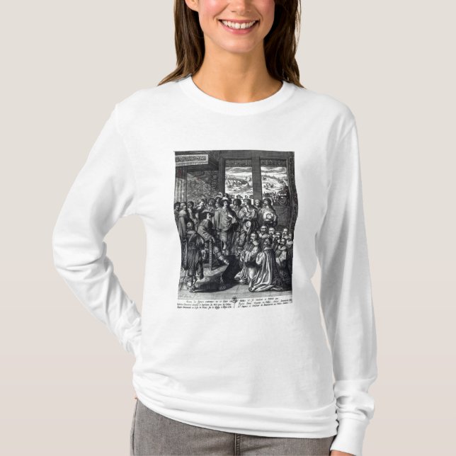 Camiseta Parte posterior de Louis XIII del cerco de La (Anverso)