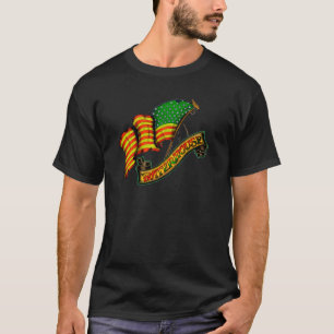 Camiseta PARTE POSTERIOR del LEÓN de la BANDERA W/JAMAICA