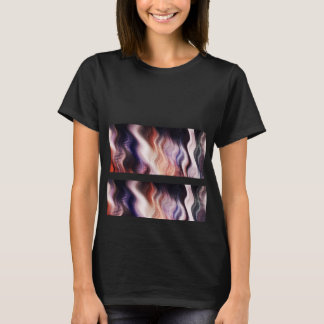 Camiseta Parte superior del gráfico de algodón de vidrio de