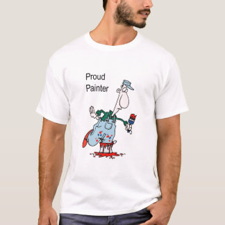 Camiseta parte superior del tanque de pintores orgulloso