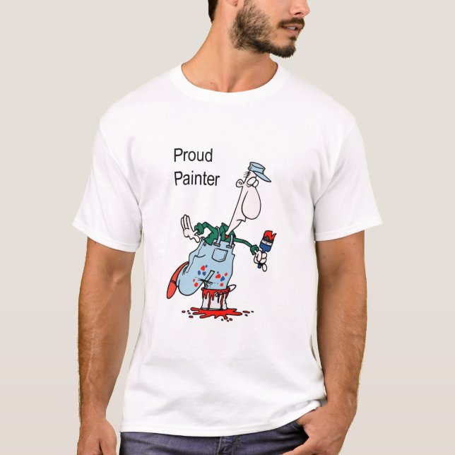 Camiseta parte superior del tanque de pintores orgulloso (Anverso)