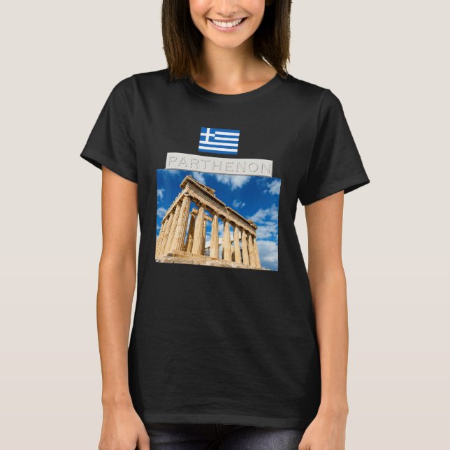 Camiseta Partenón griego Grecia (Anverso)
