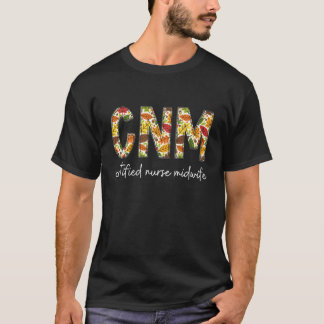 Camiseta Partera Certificada CNM Hojas de Otoño Acción de G