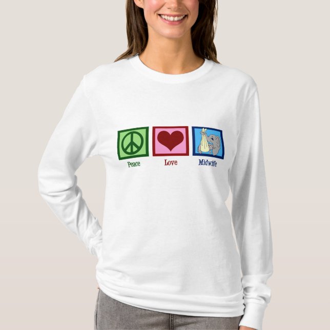 Camiseta Partera del amor de la paz (Anverso)