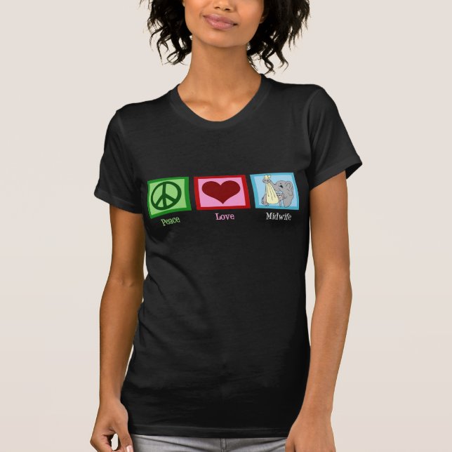 Camiseta Partera del amor de la paz (Anverso)