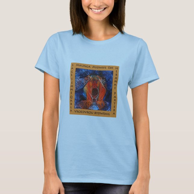 Camiseta Partera en muchas idiomas (Anverso)