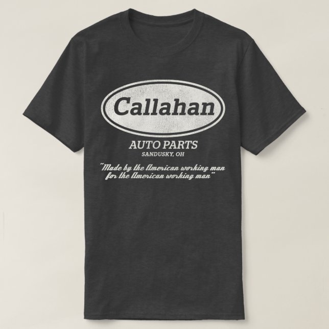 Camiseta Partes automáticas de Callahan desgastadas (Diseño del anverso)