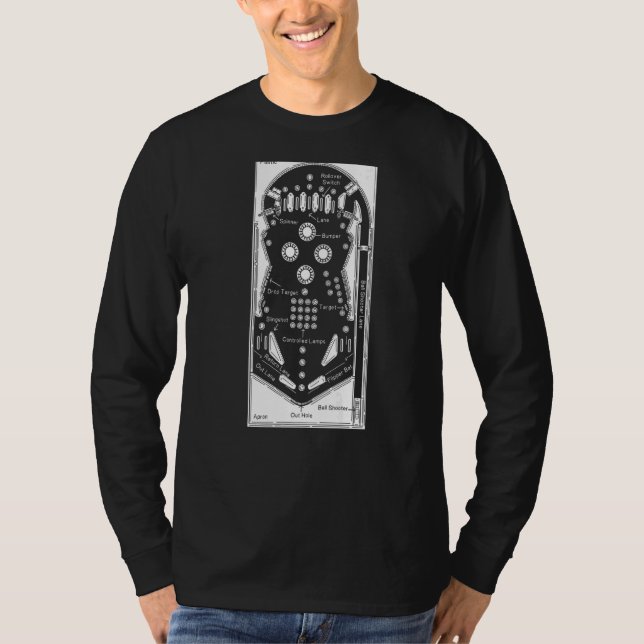 Camiseta Partes de Pinball (Anverso)