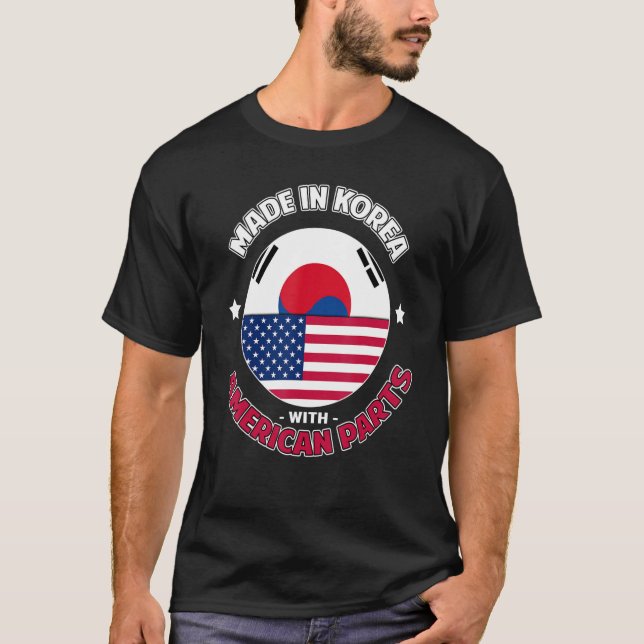Camiseta Partes Norteamericanas De Corea Del Sur (Anverso)