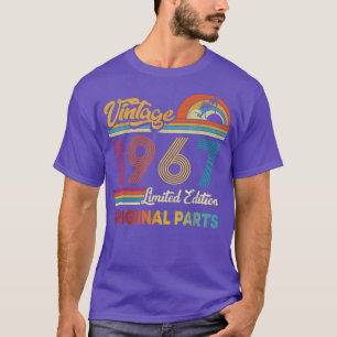 Camiseta Partes originales antiguas 1967 Hombres Mujeres de