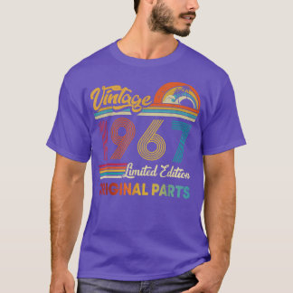 Camiseta Partes originales antiguas 1967 Hombres Mujeres de