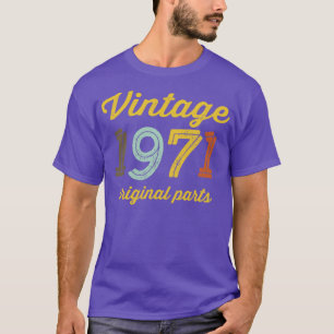 Camiseta Partes originales de la época 1971