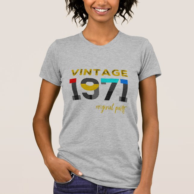 Camiseta Partes originales de la época 1971 (Anverso)