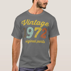 Camiseta Partes originales de la época 1972