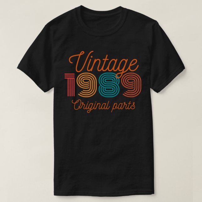 Camiseta Partes originales de la época 1989 (Diseño del anverso)