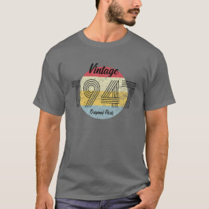 Camiseta Partes Originales Vintage 1947, Cumpleaños 75 Para