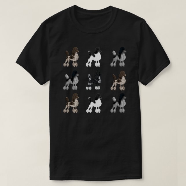 Camiseta Parti Poodle Parade Classic T-Shirt.png (Diseño del anverso)